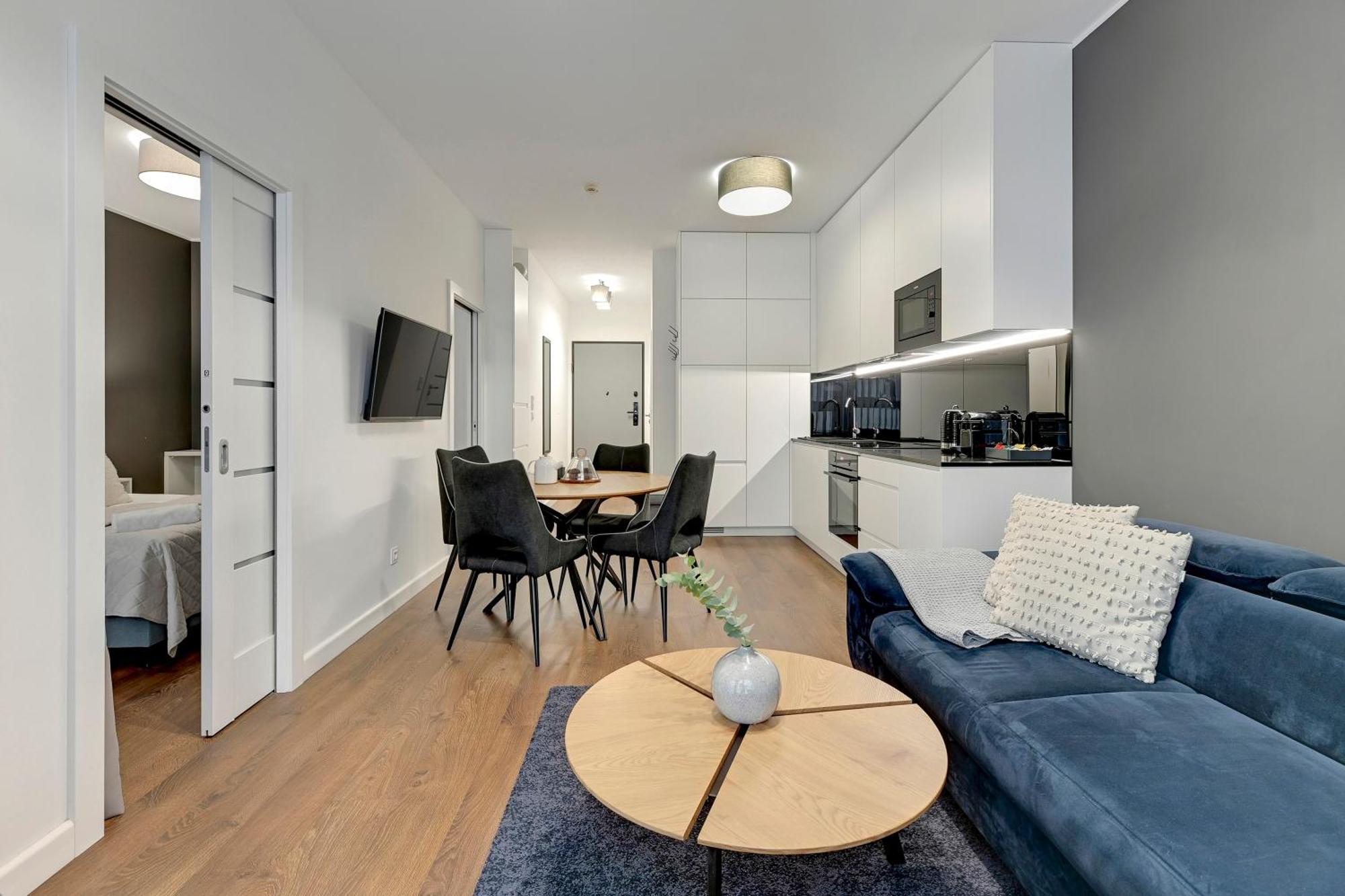 Granaria Deluxe & Riverside By Downtown Apartments Gdańsk Rum bild